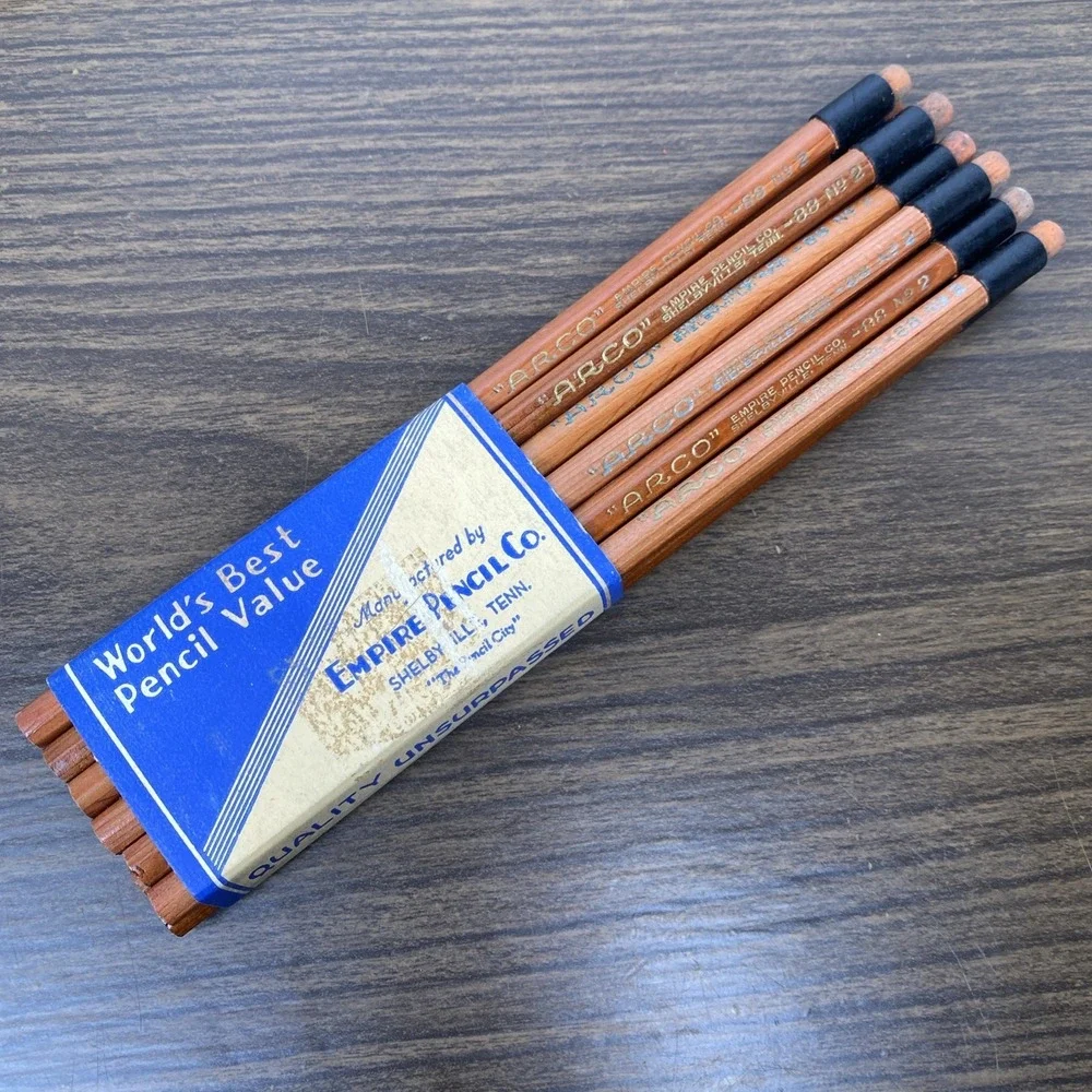 VTG 1 Dozen UNSHARPENED Empire Pencil Co 